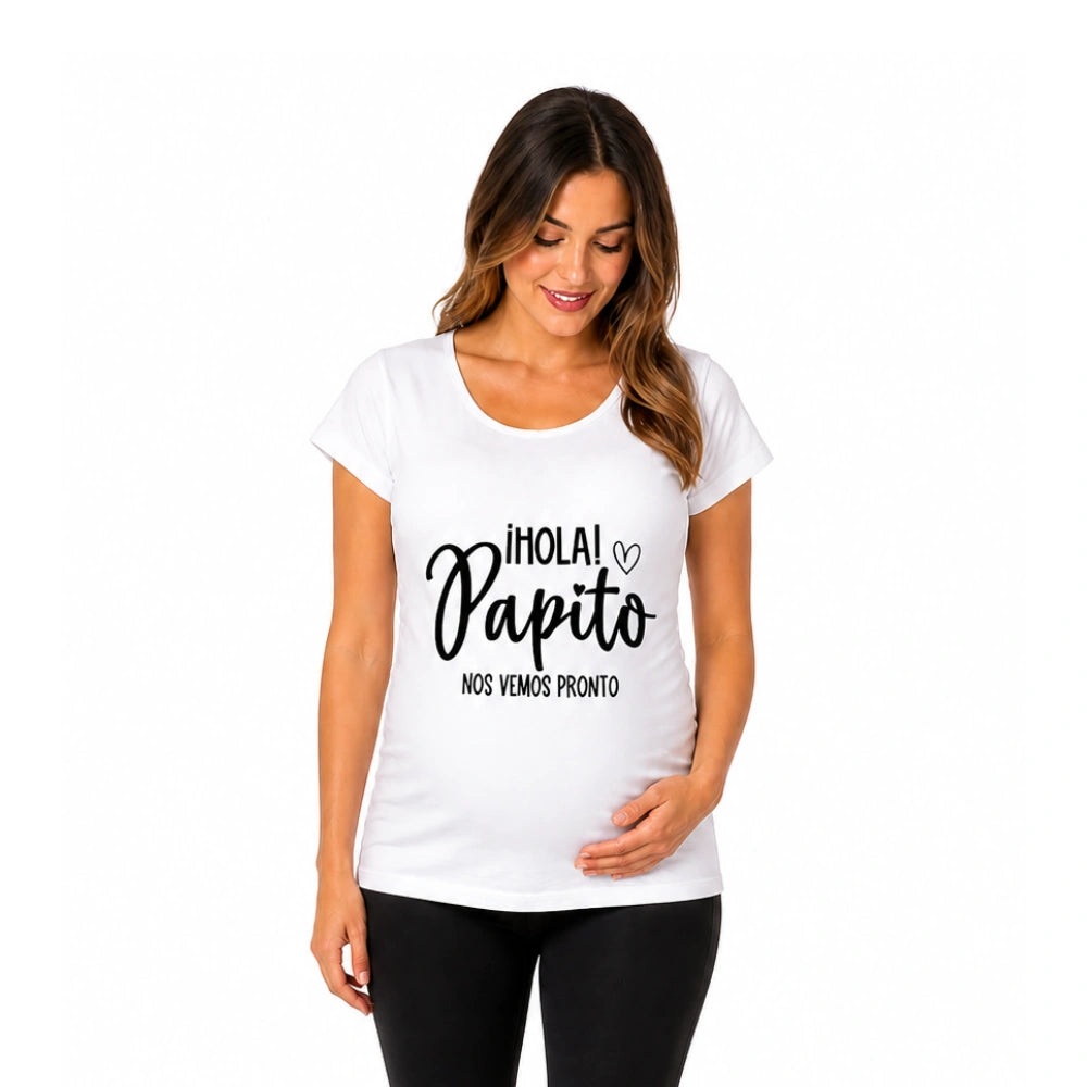 Camiseta en poliéster personalizada estampada en 1 cara