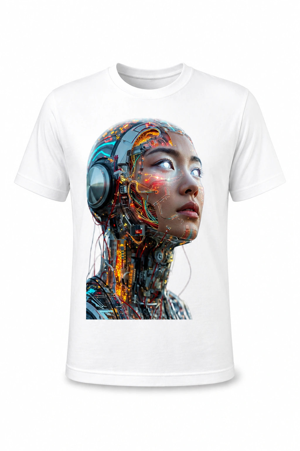 Camiseta en algodón estampada en 1 cara x6
