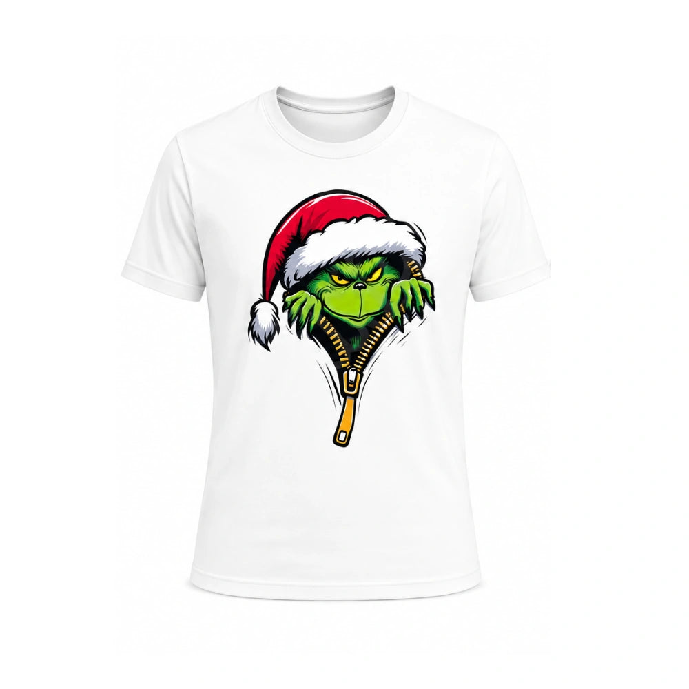 Camiseta en algodón estampada en ambas caras