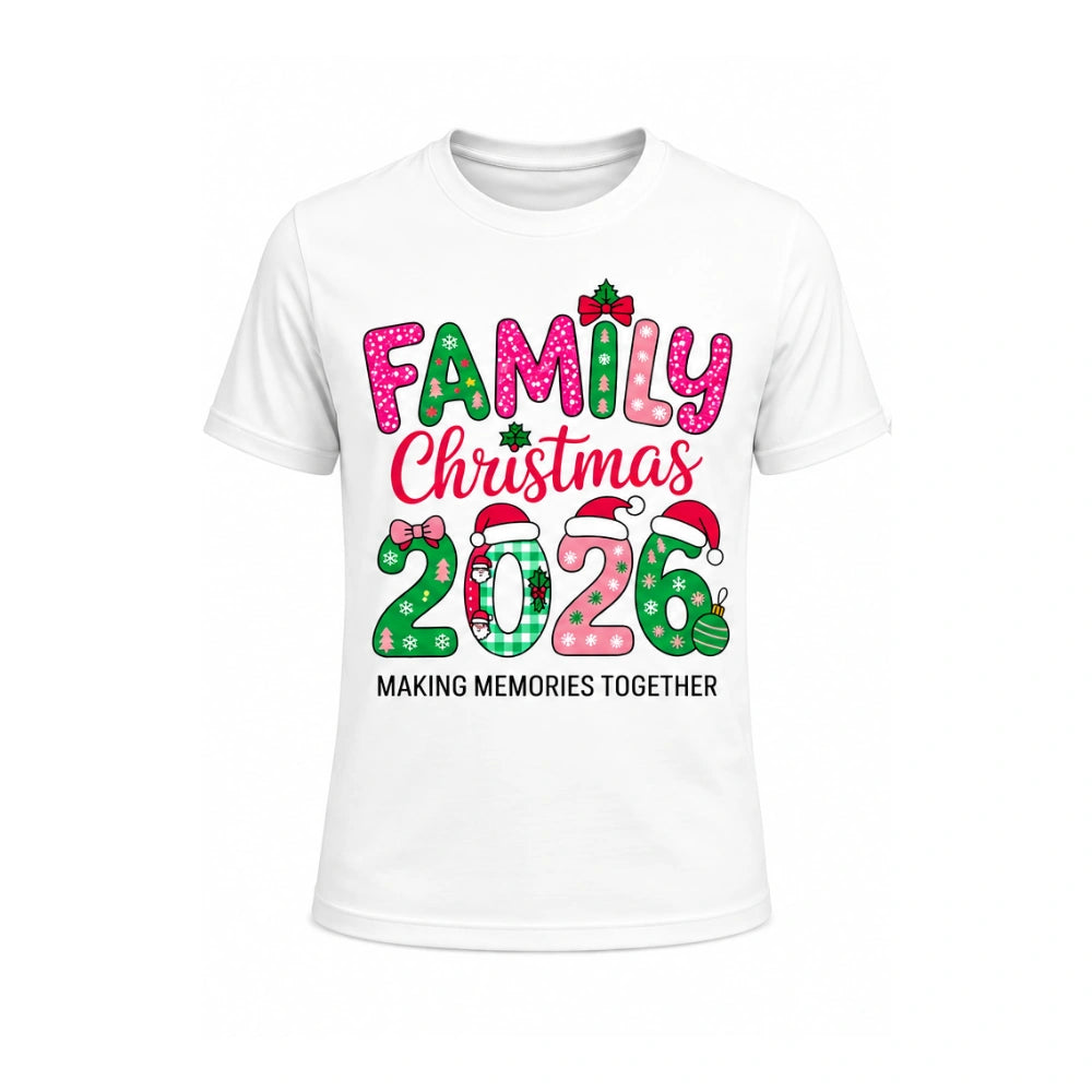 Camiseta en algodón estampada en ambas caras