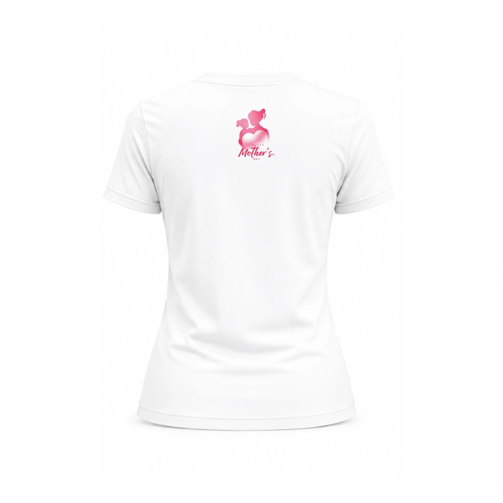 Camiseta en algodón estampada en ambas caras