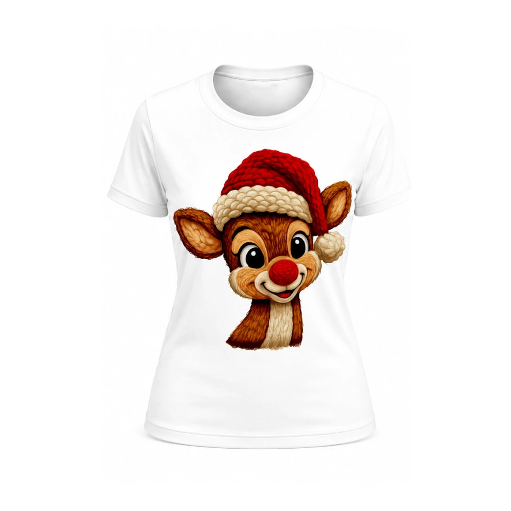 Camiseta en algodón estampada en ambas caras