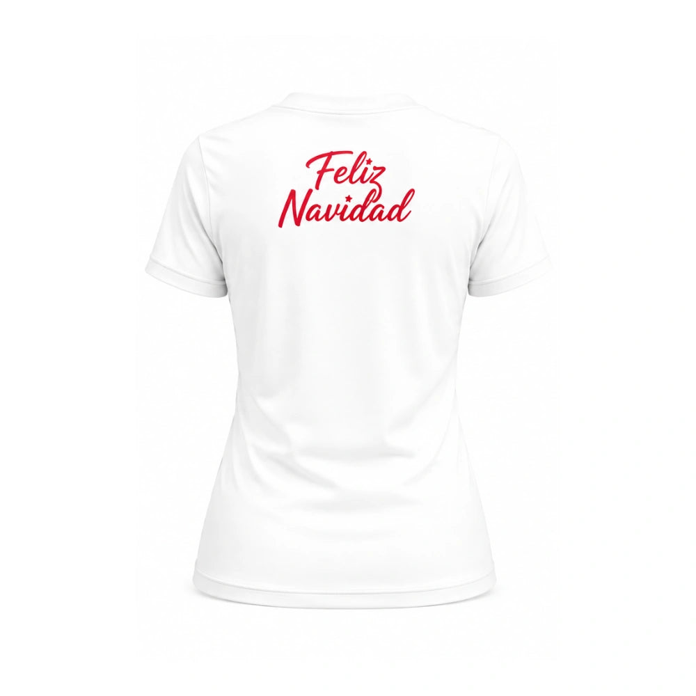 Camiseta en algodón estampada en ambas caras