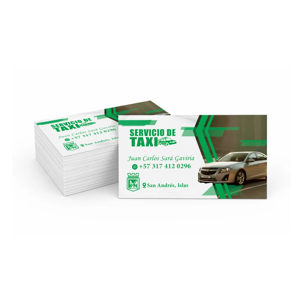 Tarjetas de presentación x1000 (1 cara)