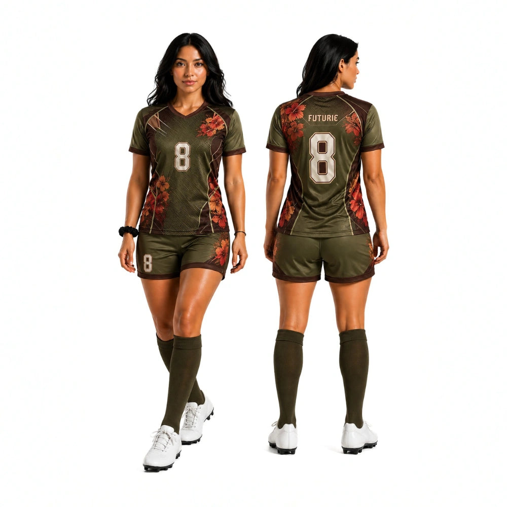 Uniformes de futbol X12 unidades para mujer-zoom-1