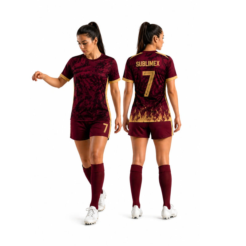Uniformes de futbol X12 unidades para mujer-zoom-