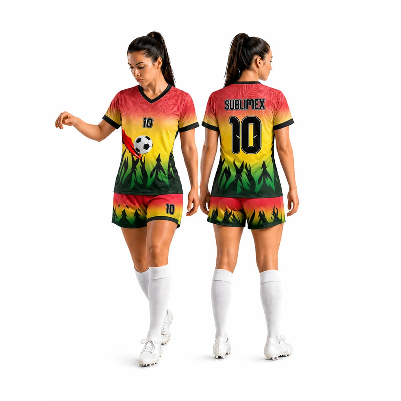 Uniformes de futbol X12 unidades para mujer-zoom-
