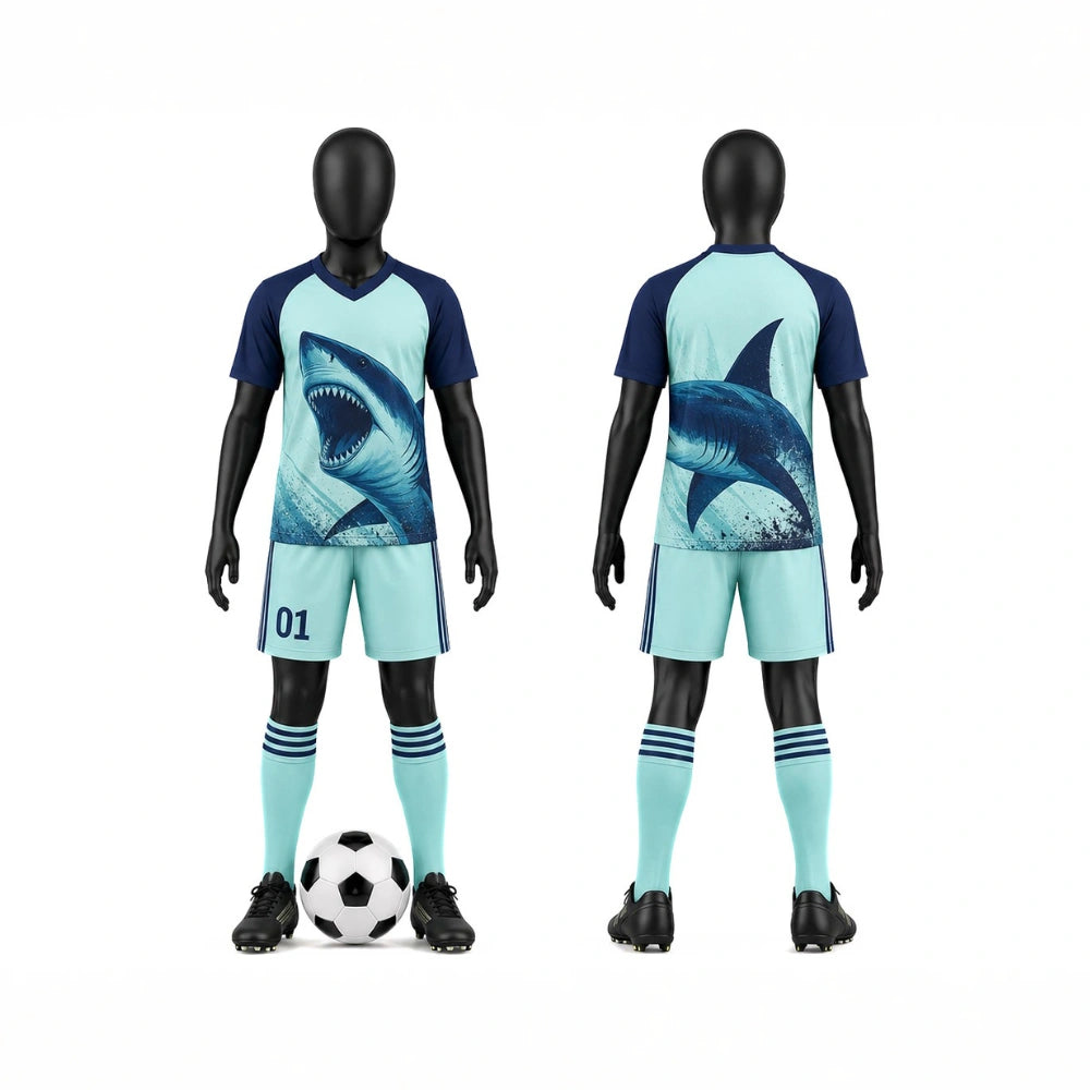 Uniformes de futbol para niños-zoom-8