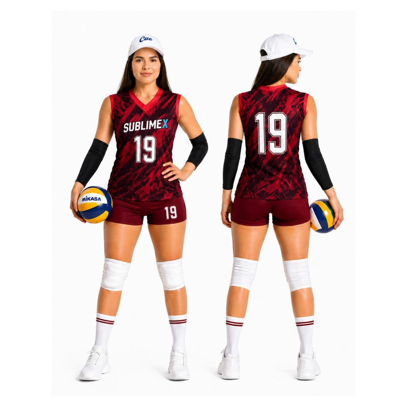 Uniformes de voleibol X12 unidades para mujer-zoom-