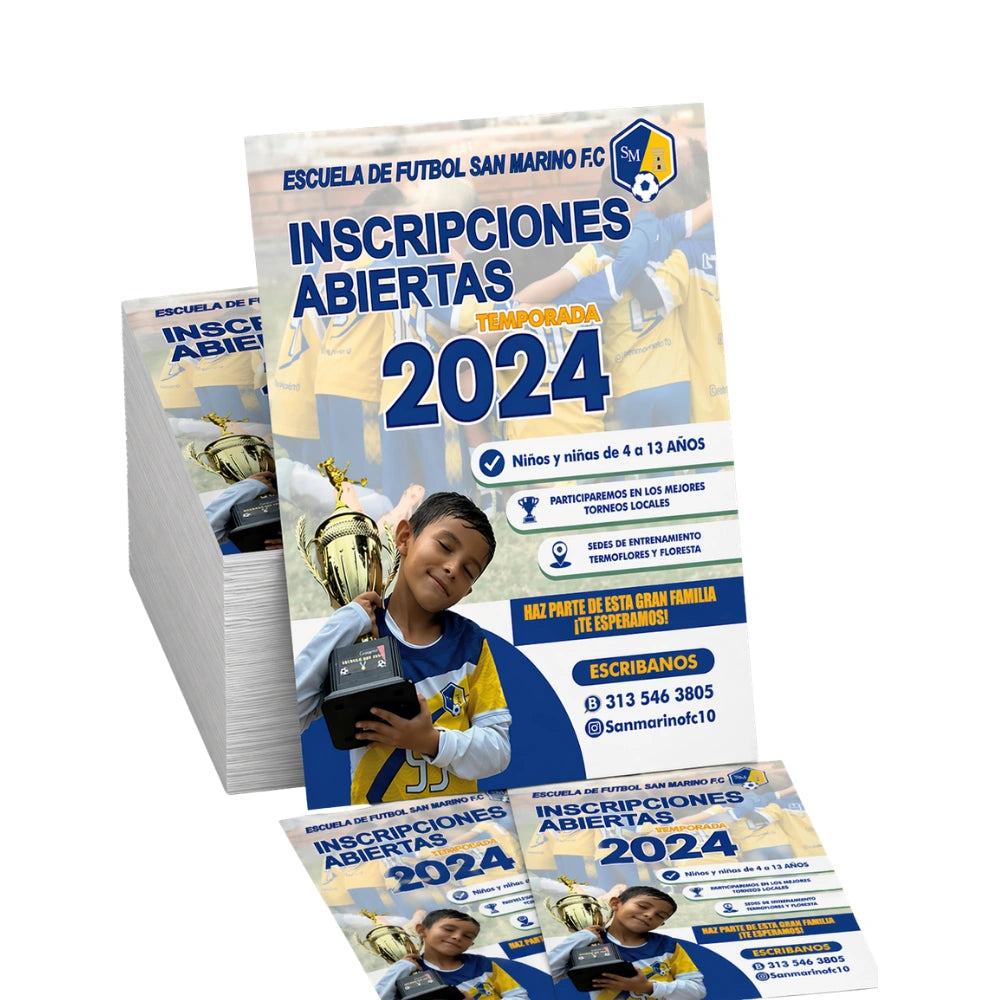 Volantes x 1000 20cm*14cm (1 cara)-zoom-4